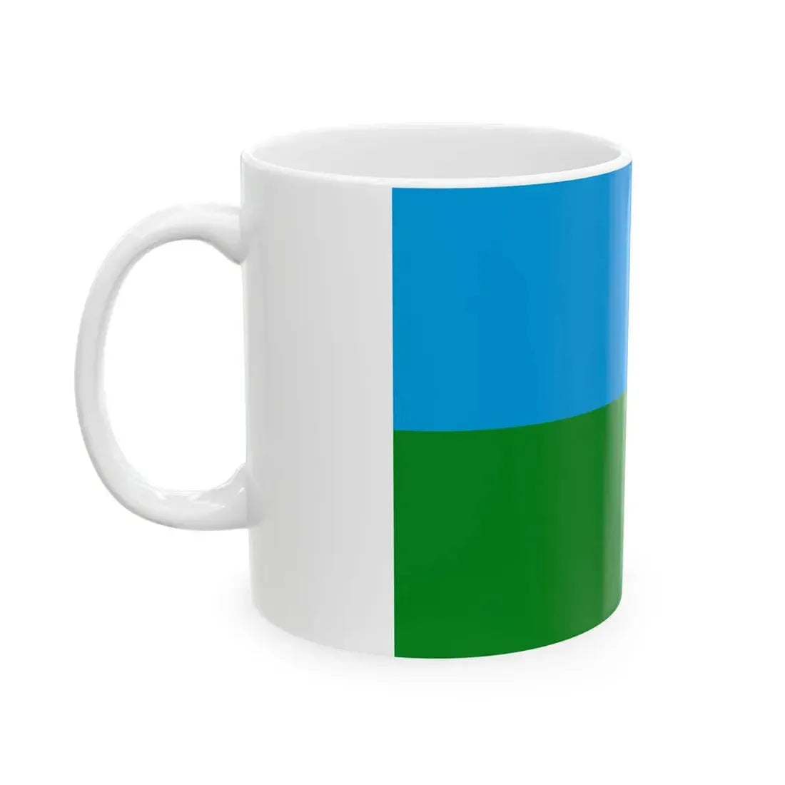 Flag of Riccione (Italy) White Coffee Mug - Go Mug Yourself