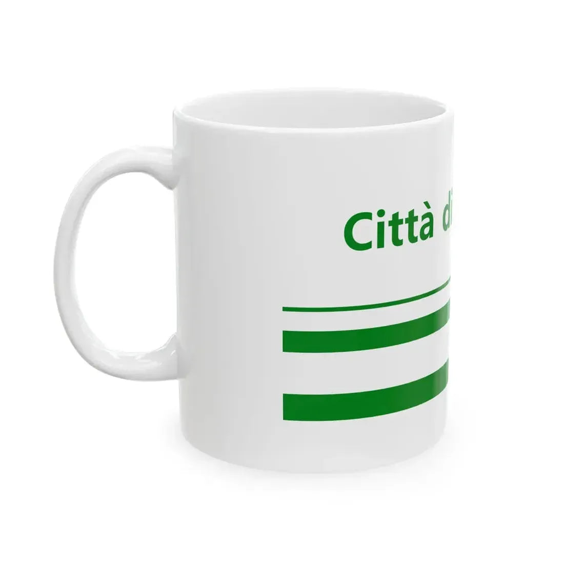 Flag of Riccione Variant (Italy) White Coffee Mug - Go Mug Yourself