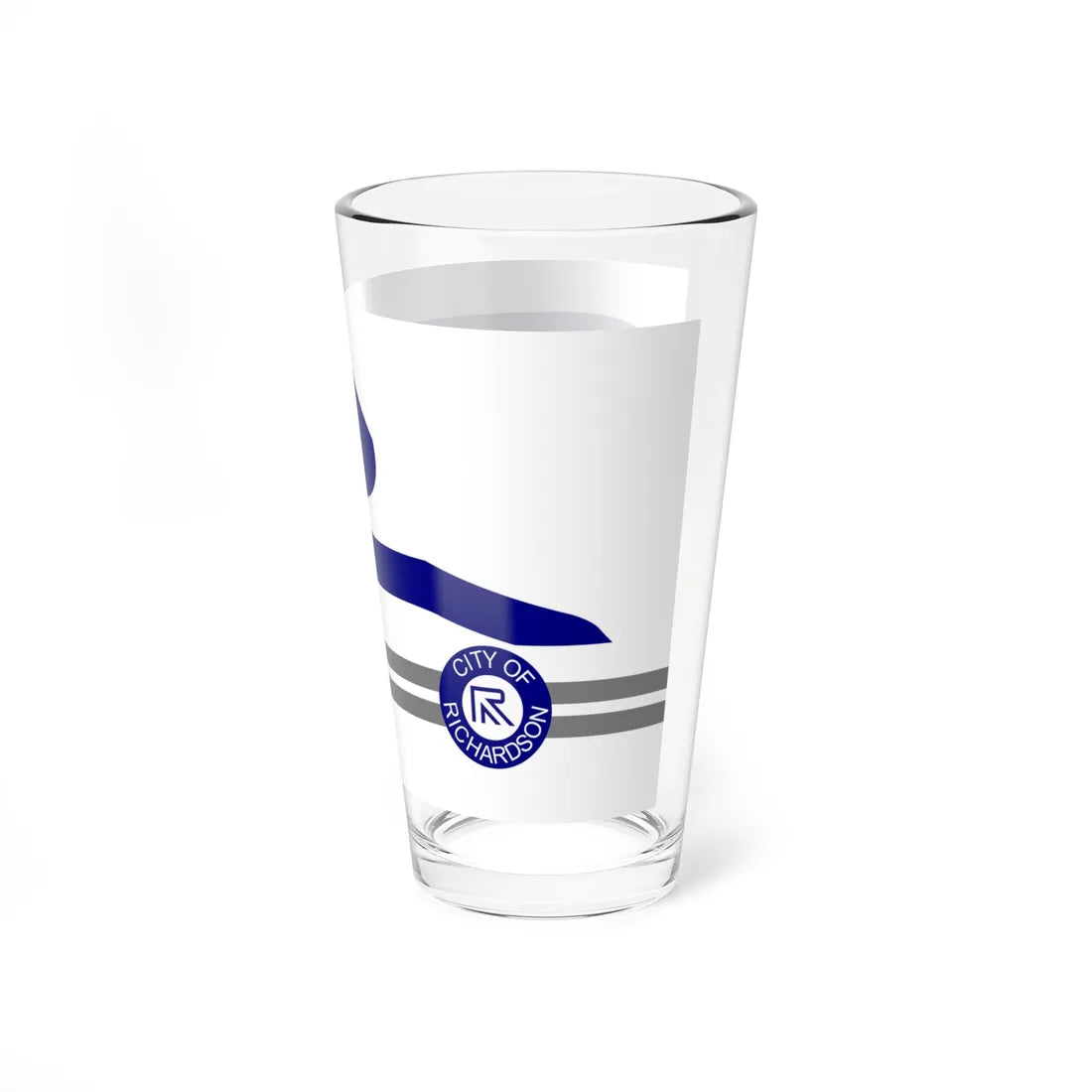 Flag of Richardson Texas (United States) Pint Glass 16oz - Go Mug Yourself