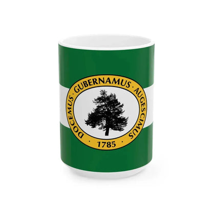 Flag of Richland County South Carolina (United States) White Coffee Mug 15oz - Go Mug Yourself