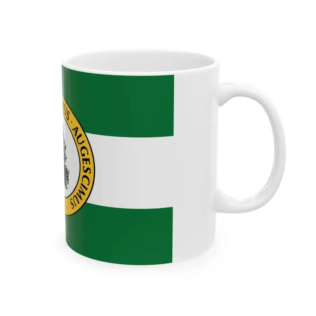Flag of Richland County South Carolina (United States) White Coffee Mug - Go Mug Yourself