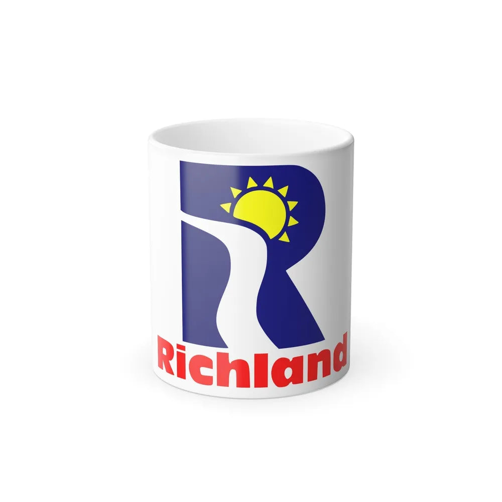 Flag of Richland, Washington - Color Changing Coffee Mug-11oz-Go Mug Yourself