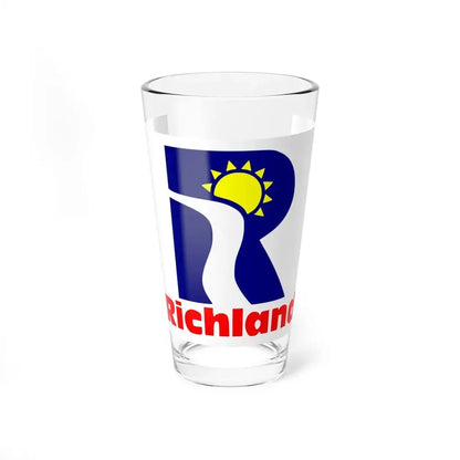 Flag of Richland, Washington - Pint Glass 16oz 16oz - Go Mug Yourself