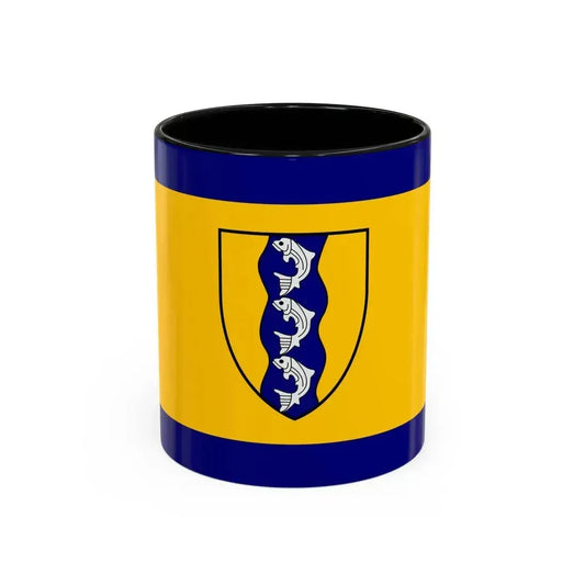Flag of Richmond British Columbia Canada - Accent Coffee Mug 11oz Black - Go Mug Yourself