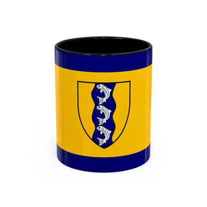 Flag of Richmond British Columbia Canada - Accent Coffee Mug 11oz Black - Go Mug Yourself