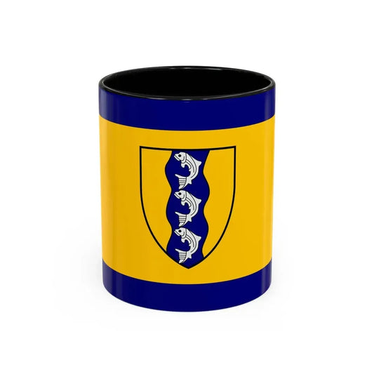 Flag of Richmond British Columbia Canada - Accent Coffee Mug 11oz Black - Go Mug Yourself