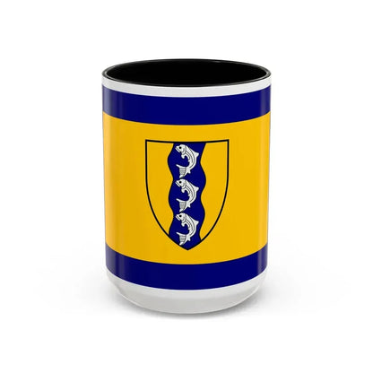 Flag of Richmond British Columbia Canada - Accent Coffee Mug 15oz Black - Go Mug Yourself