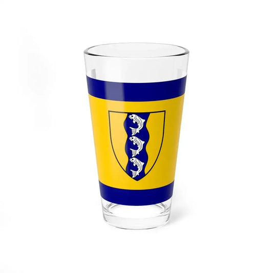 Flag of Richmond British Columbia Canada - Pint Glass 16oz 16oz - Go Mug Yourself