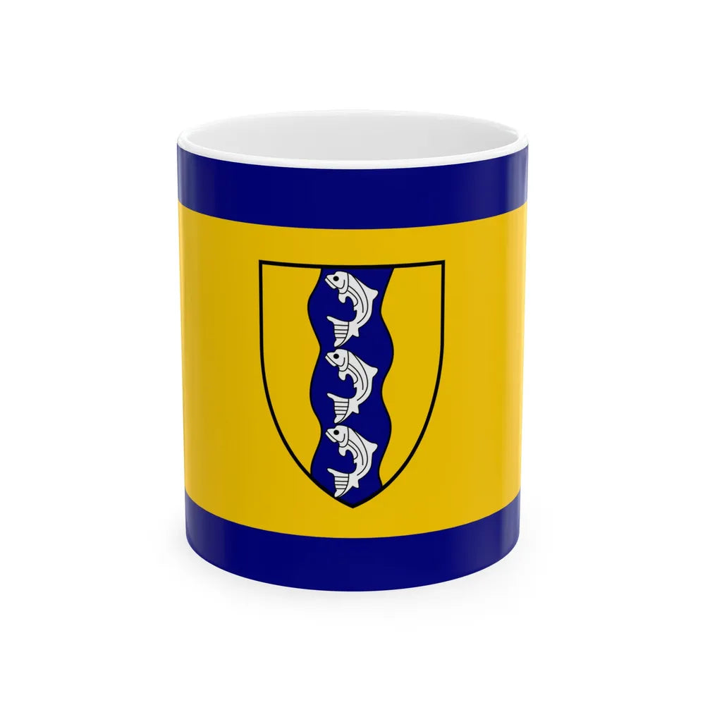 Flag of Richmond British Columbia Canada - White Coffee Mug-11oz-Go Mug Yourself