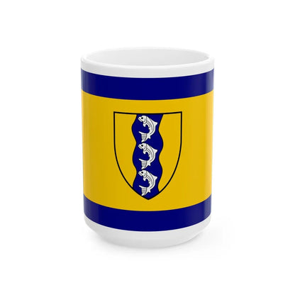 Flag of Richmond British Columbia Canada - White Coffee Mug-15oz-Go Mug Yourself