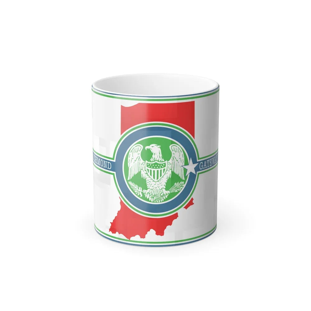 Flag of Richmond, Indiana - Color Changing Coffee Mug-11oz-Go Mug Yourself