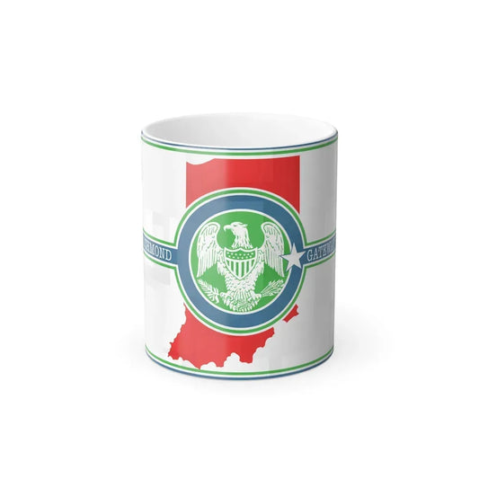 Flag of Richmond, Indiana - Color Changing Coffee Mug 11oz - Go Mug Yourself