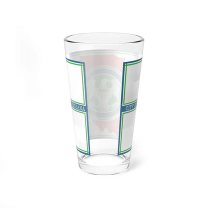 Flag of Richmond, Indiana - Pint Glass 16oz - Go Mug Yourself