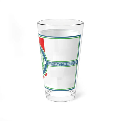 Flag of Richmond, Indiana - Pint Glass 16oz - Go Mug Yourself