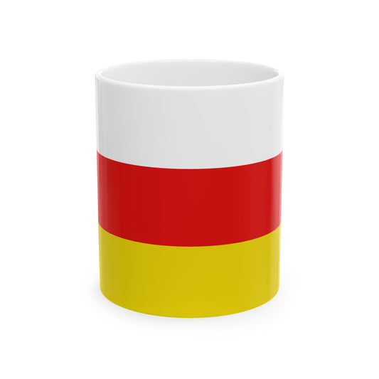 Flag of Riemst (Belgium) White Coffee Mug-11oz-Go Mug Yourself