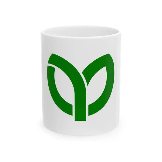 Flag of Rifu Miyagi (Japan) White Coffee Mug 11oz - Go Mug Yourself