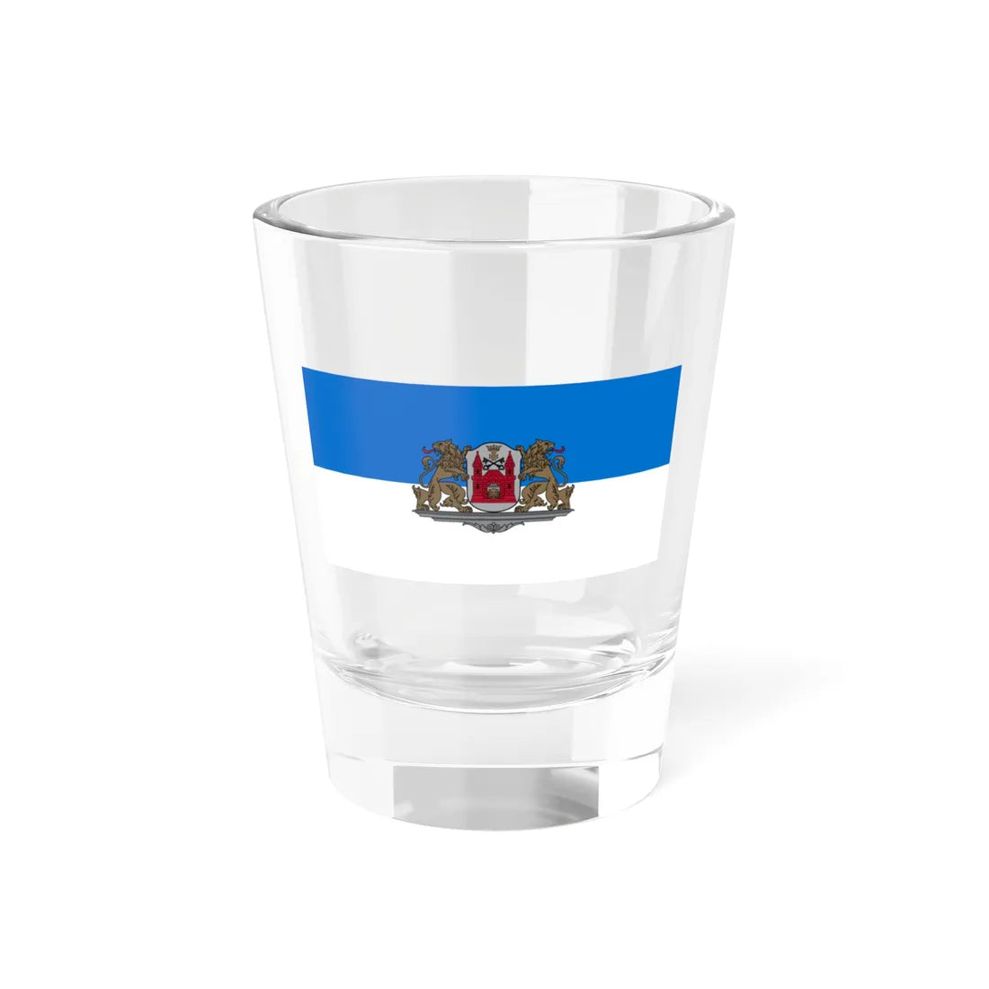 Flag of Riga (Latvia) Shot Glass 1.5oz 1.5oz - Go Mug Yourself