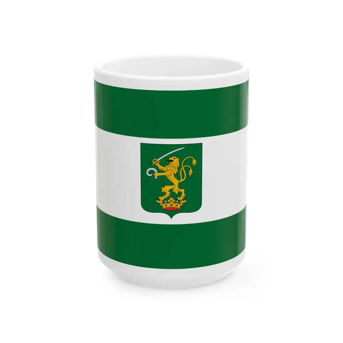 Flag of Rigacs (Hungary) White Coffee Mug 15oz - Go Mug Yourself