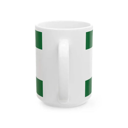 Flag of Rigacs (Hungary) White Coffee Mug - Go Mug Yourself