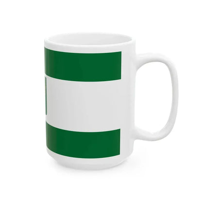Flag of Rigacs (Hungary) White Coffee Mug - Go Mug Yourself