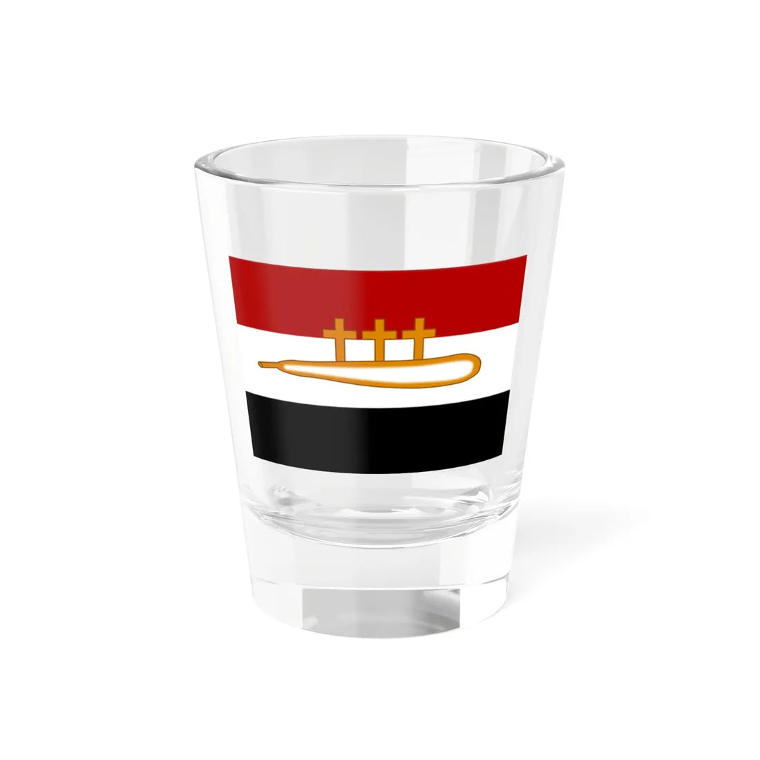 Flag of Rigas Feraios (Greece) Shot Glass 1.5oz 1.5oz - Go Mug Yourself