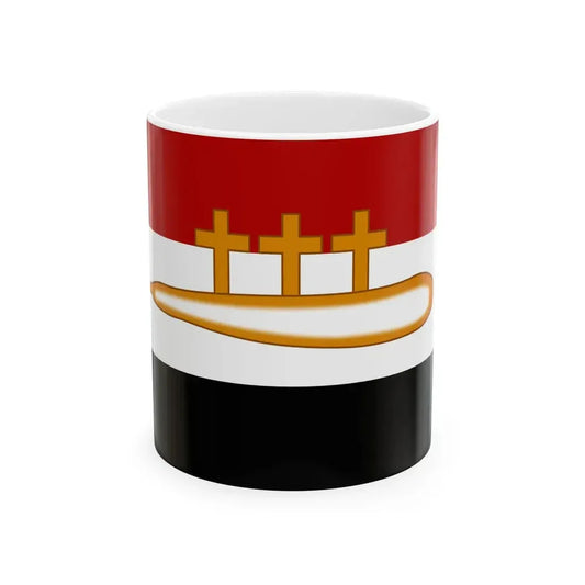Flag of Rigas Feraios (Greece) White Coffee Mug 11oz - Go Mug Yourself