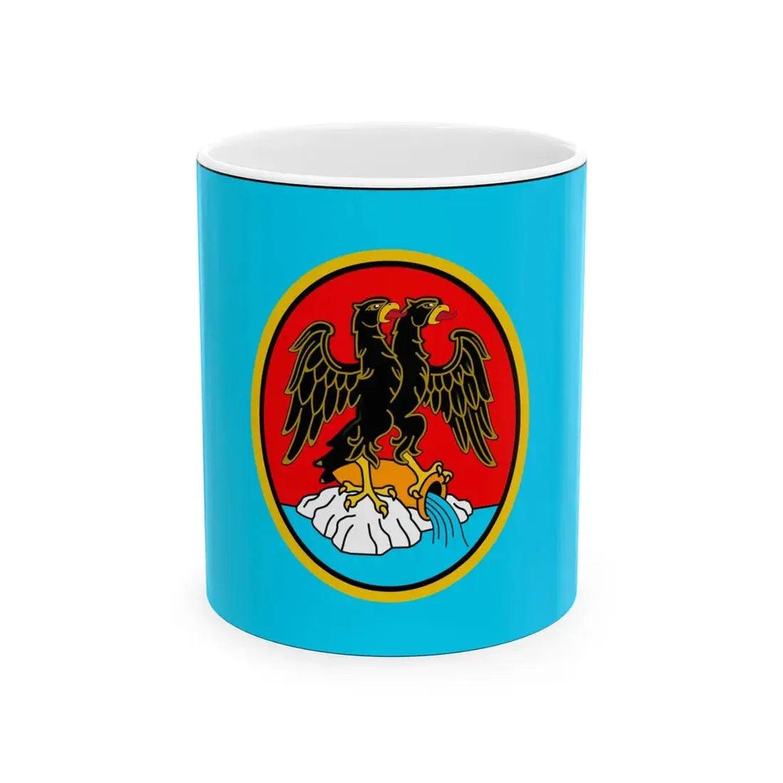 Flag of Rijeka (Croatia) White Coffee Mug 11oz - Go Mug Yourself