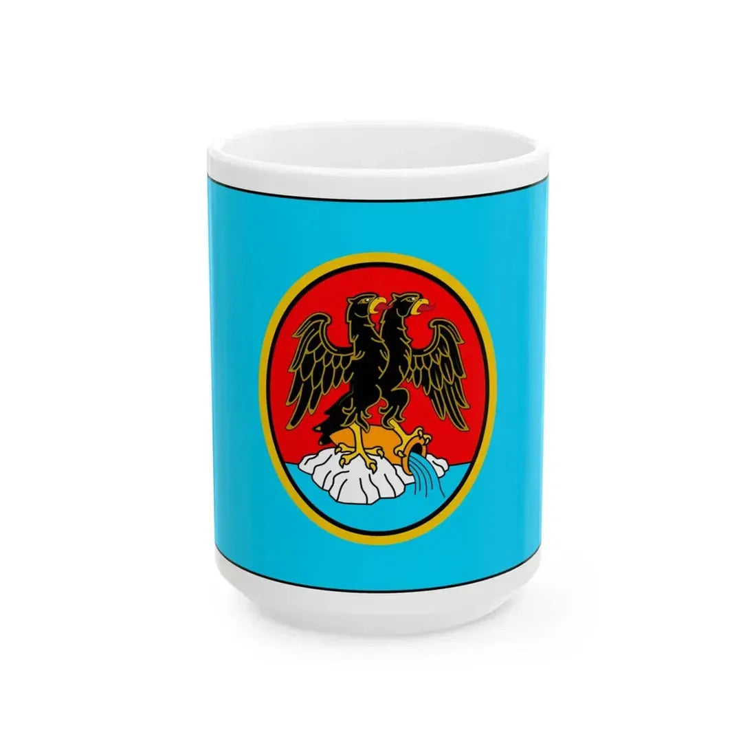 Flag of Rijeka (Croatia) White Coffee Mug 15oz - Go Mug Yourself
