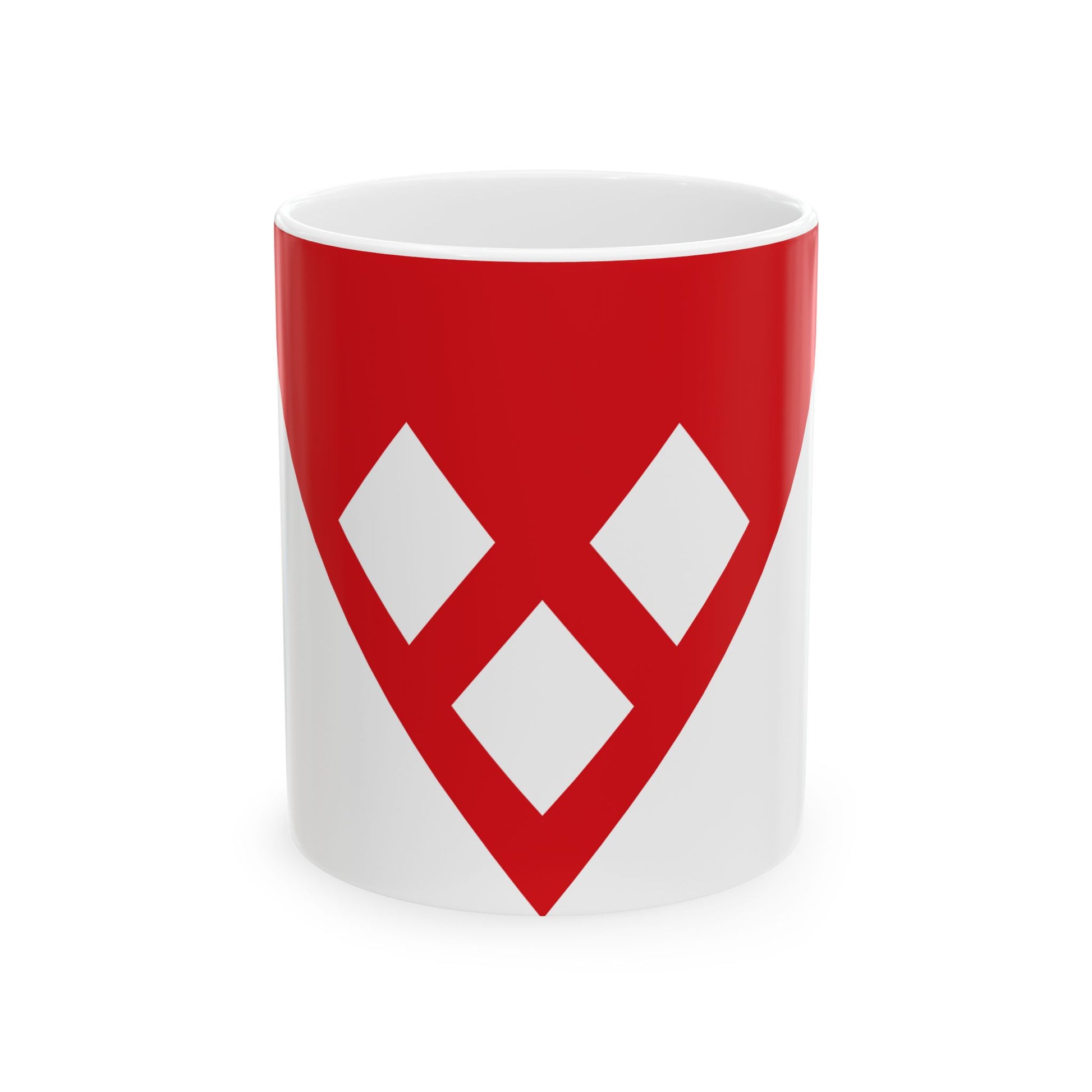Flag of Rijkevorsel (Belgium) White Coffee Mug-11oz-Go Mug Yourself