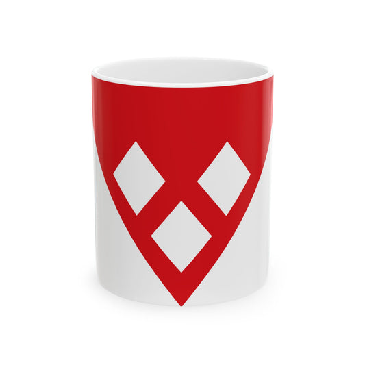 Flag of Rijkevorsel (Belgium) White Coffee Mug-11oz-Go Mug Yourself