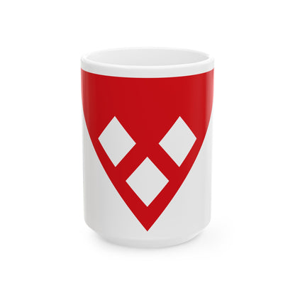 Flag of Rijkevorsel (Belgium) White Coffee Mug-15oz-Go Mug Yourself