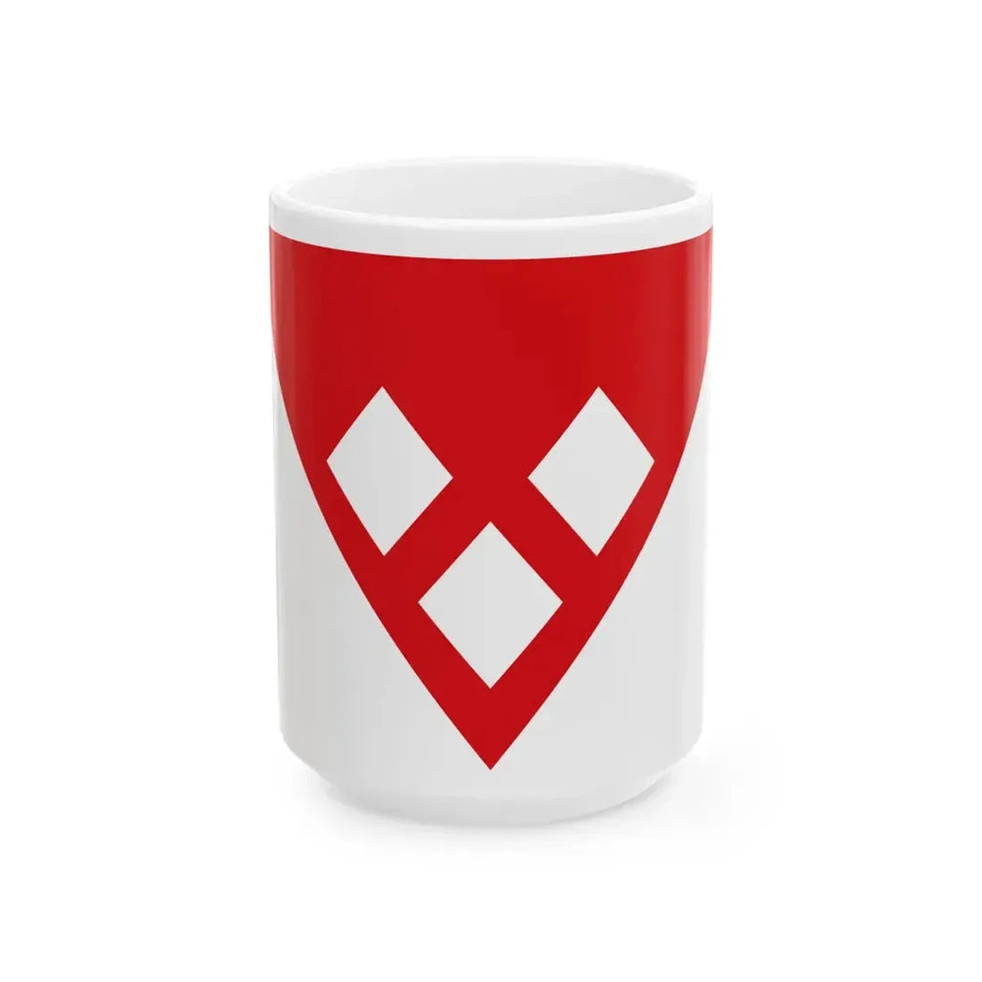 Flag of Rijkevorsel (Belgium) White Coffee Mug 15oz - Go Mug Yourself