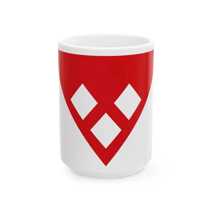 Flag of Rijkevorsel (Belgium) White Coffee Mug 15oz - Go Mug Yourself
