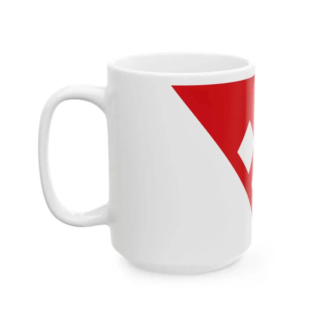 Flag of Rijkevorsel (Belgium) White Coffee Mug - Go Mug Yourself