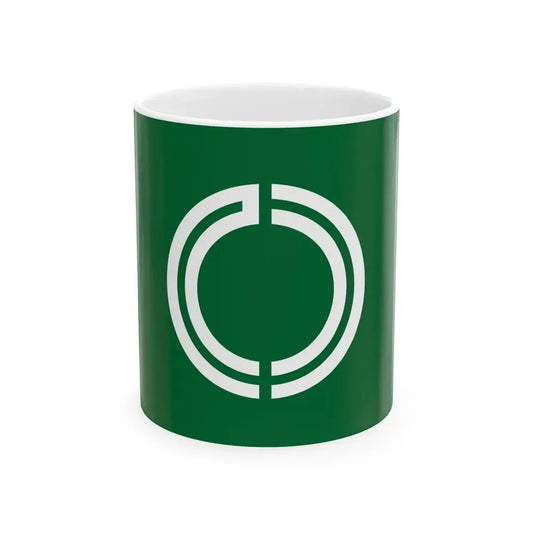 Flag of Rikubetsu Hokkaido (Japan) White Coffee Mug 11oz - Go Mug Yourself