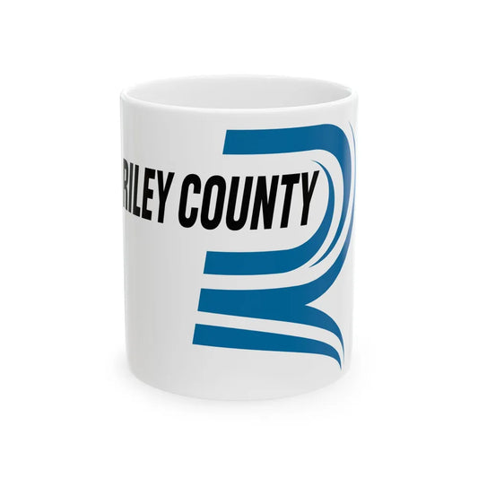 Flag of Riley County Kansas (United States) White Coffee Mug 11oz - Go Mug Yourself
