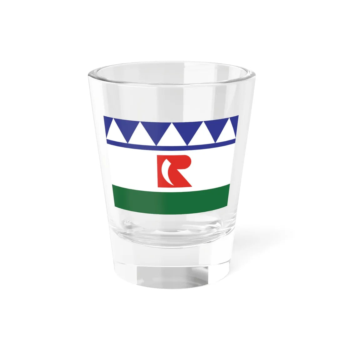 Flag of Rincon Bonaire Netherlands (Netherlands) Shot Glass 1.5oz 1.5oz - Go Mug Yourself