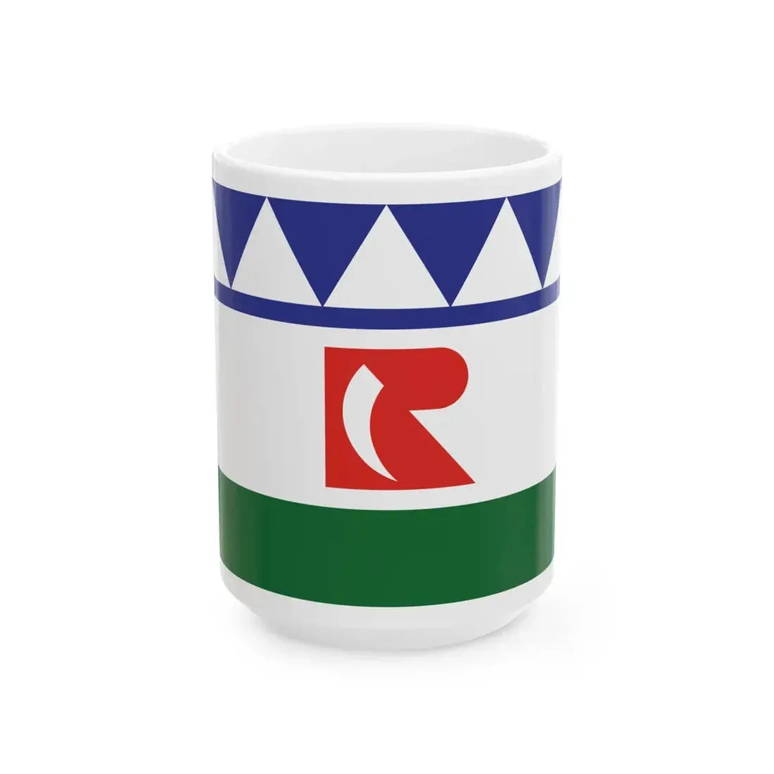 Flag of Rincon Bonaire Netherlands (Netherlands) White Coffee Mug 15oz - Go Mug Yourself
