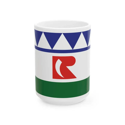 Flag of Rincon Bonaire Netherlands (Netherlands) White Coffee Mug 15oz - Go Mug Yourself