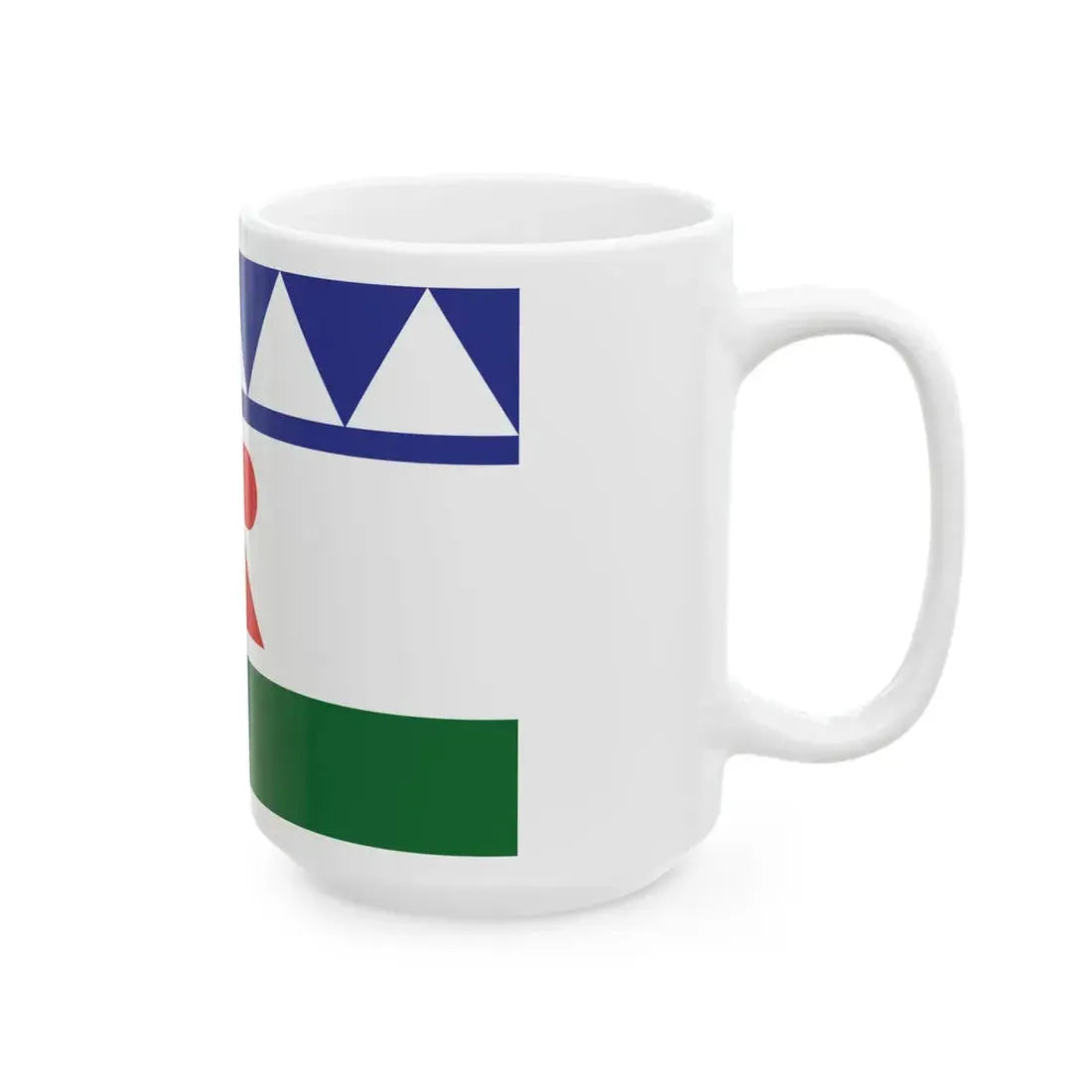 Flag of Rincon Bonaire Netherlands (Netherlands) White Coffee Mug - Go Mug Yourself