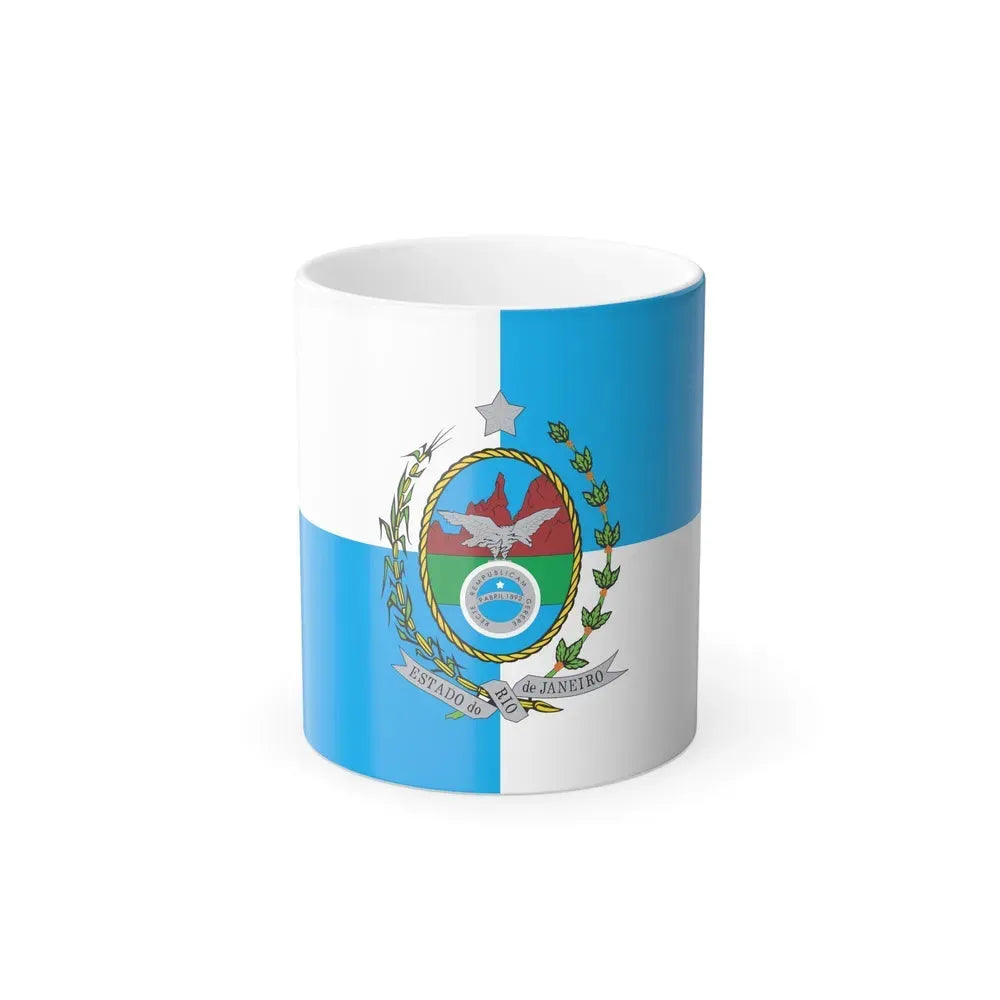 Flag of Rio de Janeiro Brazil - Color Changing Coffee Mug 11oz - Go Mug Yourself
