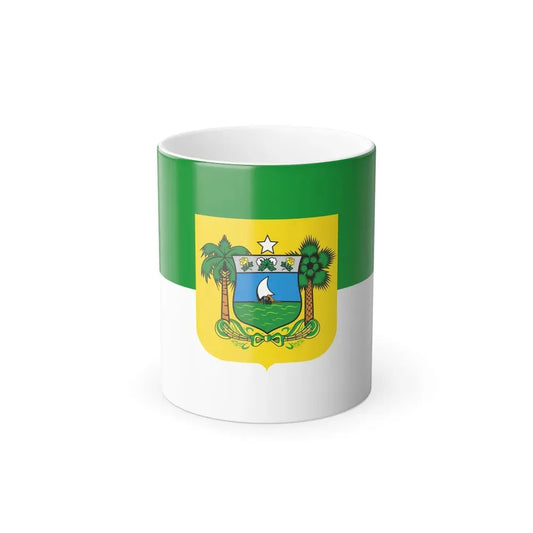 Flag of Rio Grande do Norte Brazil - Color Changing Coffee Mug 11oz - Go Mug Yourself