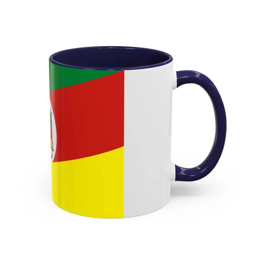 Flag of Rio Grande do Sul Brazil - Accent Coffee Mug - Go Mug Yourself