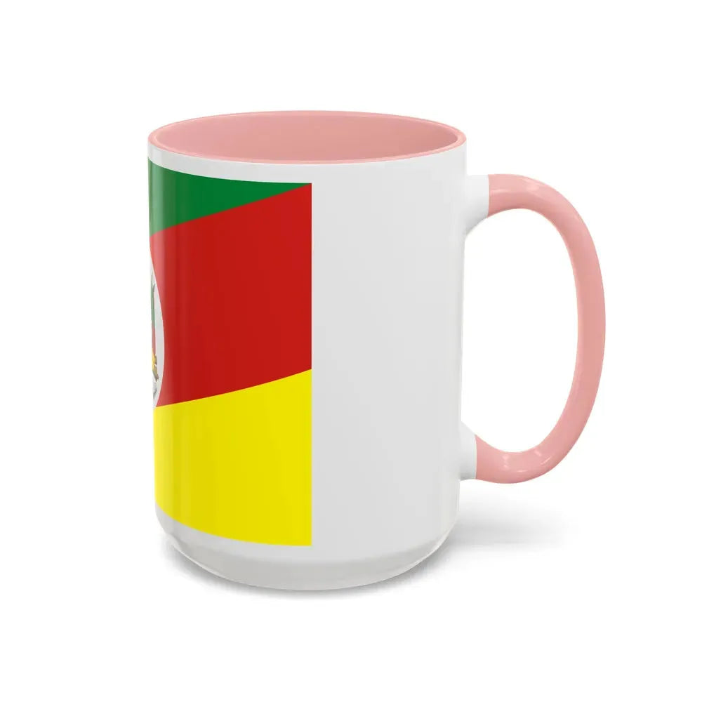 Flag of Rio Grande do Sul Brazil - Accent Coffee Mug - Go Mug Yourself