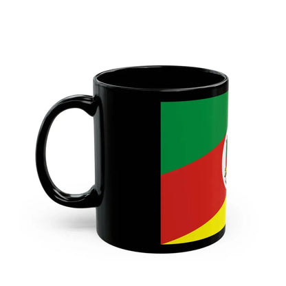 Flag of Rio Grande do Sul Brazil - Black Coffee Mug - Go Mug Yourself
