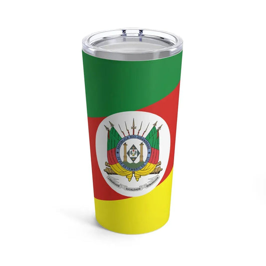 Flag of Rio Grande do Sul Brazil - Tumbler 20oz 20oz - Go Mug Yourself