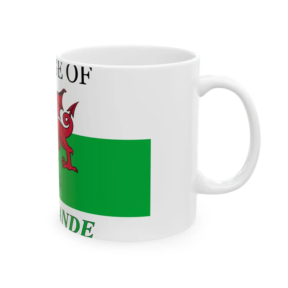 Flag of Rio Grande Ohio (United States) White Coffee Mug - Go Mug Yourself
