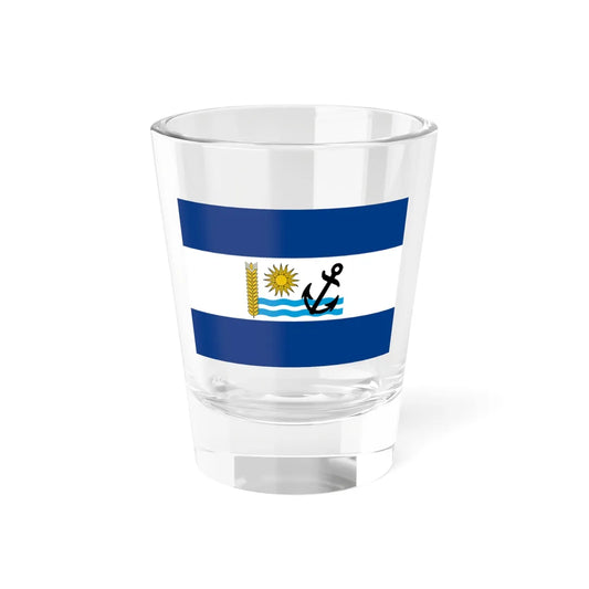 Flag of Rio Negro Department (Uruguay) Shot Glass 1.5oz 1.5oz - Go Mug Yourself
