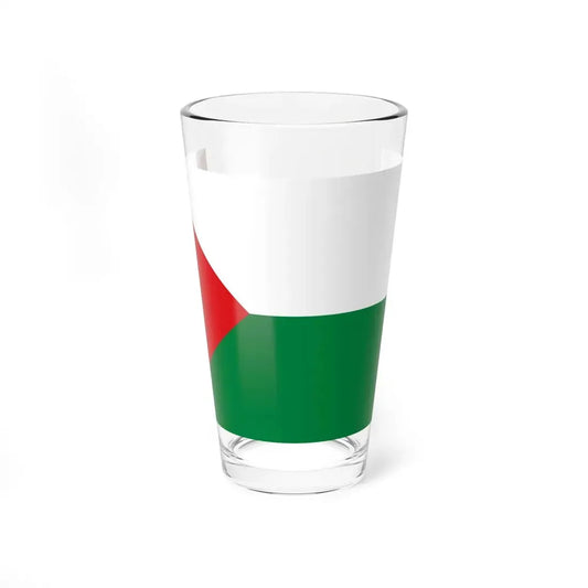 Flag of Rioverde (Ecuador) Pint Glass 16oz 16oz - Go Mug Yourself