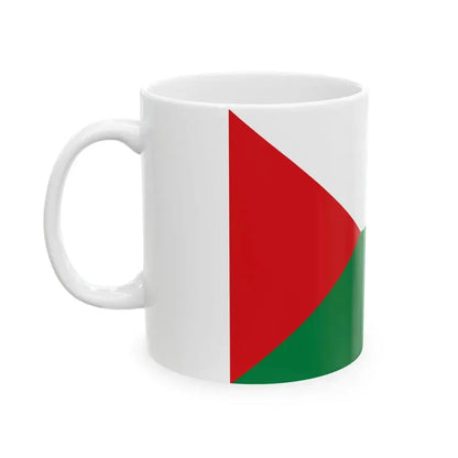 Flag of Rioverde (Ecuador) White Coffee Mug - Go Mug Yourself